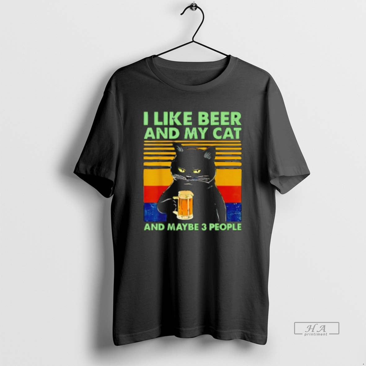 Official I Like Beer And My Cat And Maybe 3 People