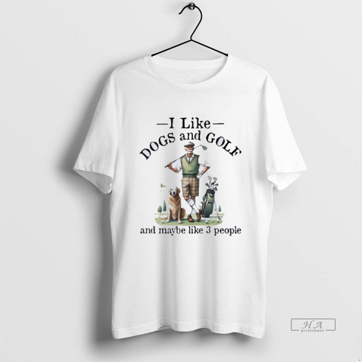 Official I Like Dogs And Golf And Maybe Like 3 People