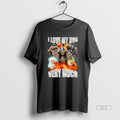 Official I Love My Dog Very Much Skeleton Graphic
