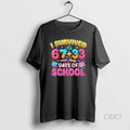 Official I Survived 67 33 Days Of School 100 Days Teachers Kids Boys