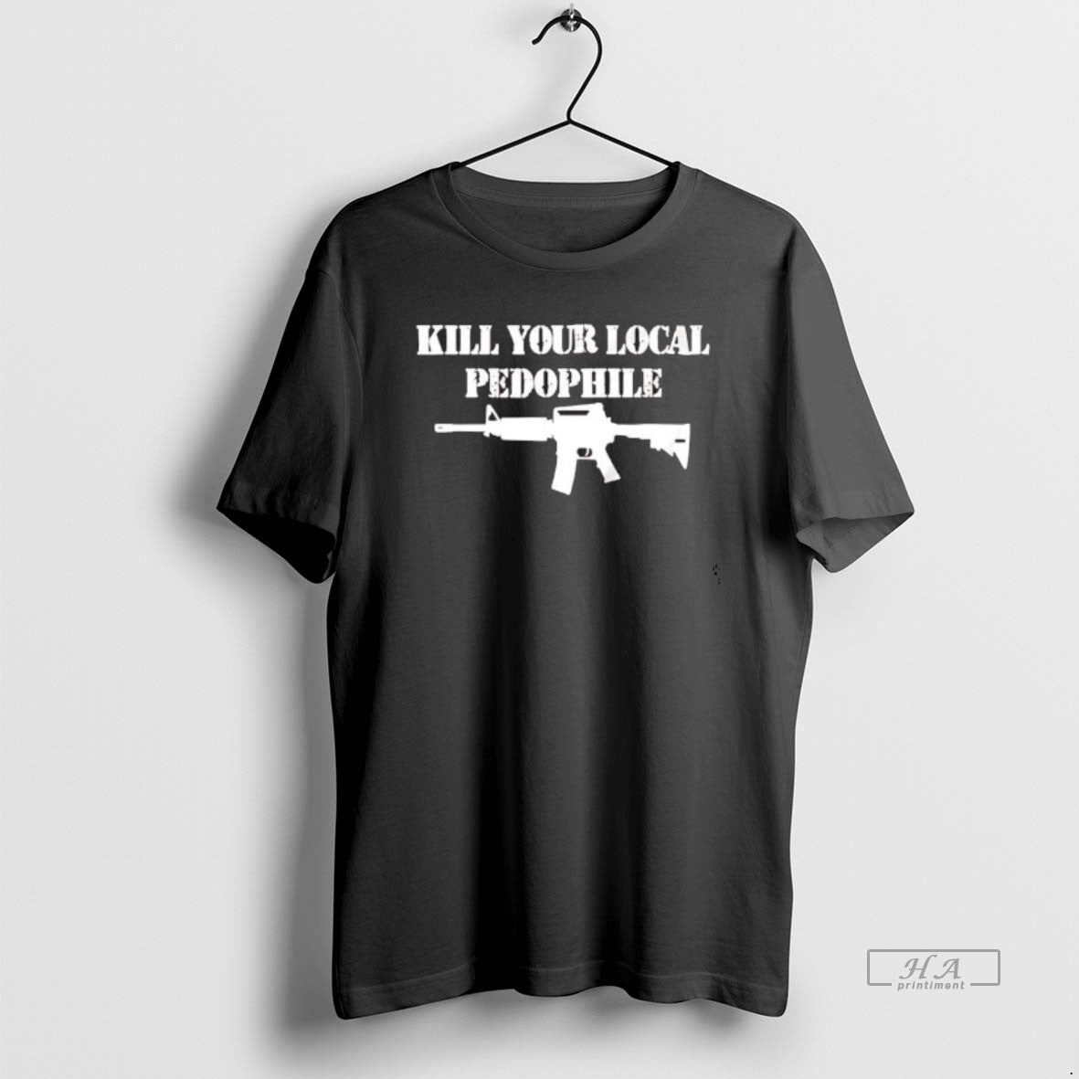 Official I2nn6n0w Ar 15 Kill Your Local Pedophile Tee