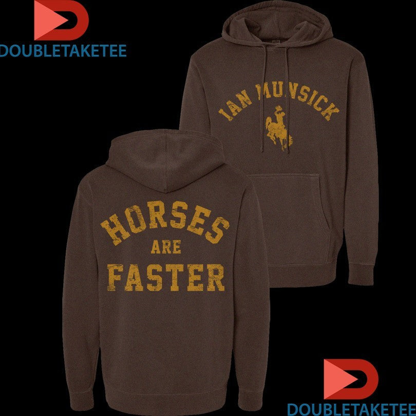 Official Ian Munsick Horses Are Faster Cowboy Shirts Unisex , , , Long Sleeve Tee