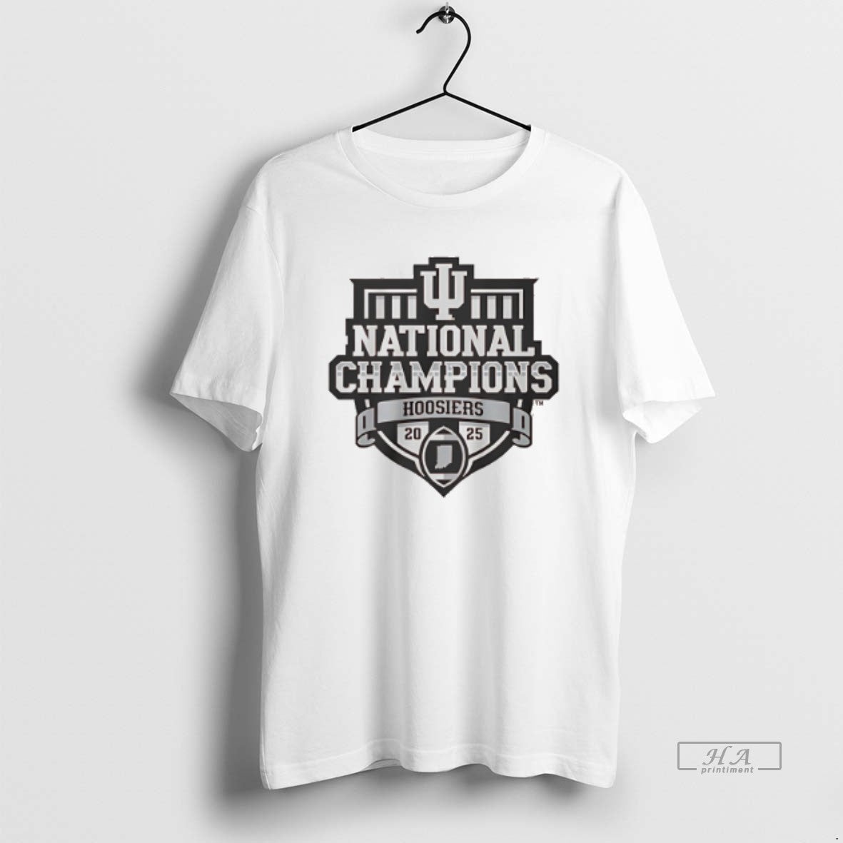 Official Indiana Football 2025 Cfp National Champions Logo