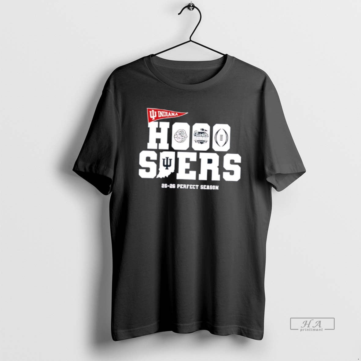 Official Indiana Hoosiers 2025 2026 Perfect Season Graphic Logo