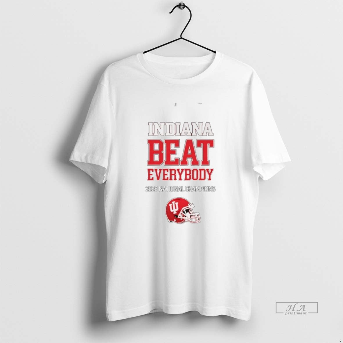 Official Indiana Beat Everybody 2026 National Champions Helmet