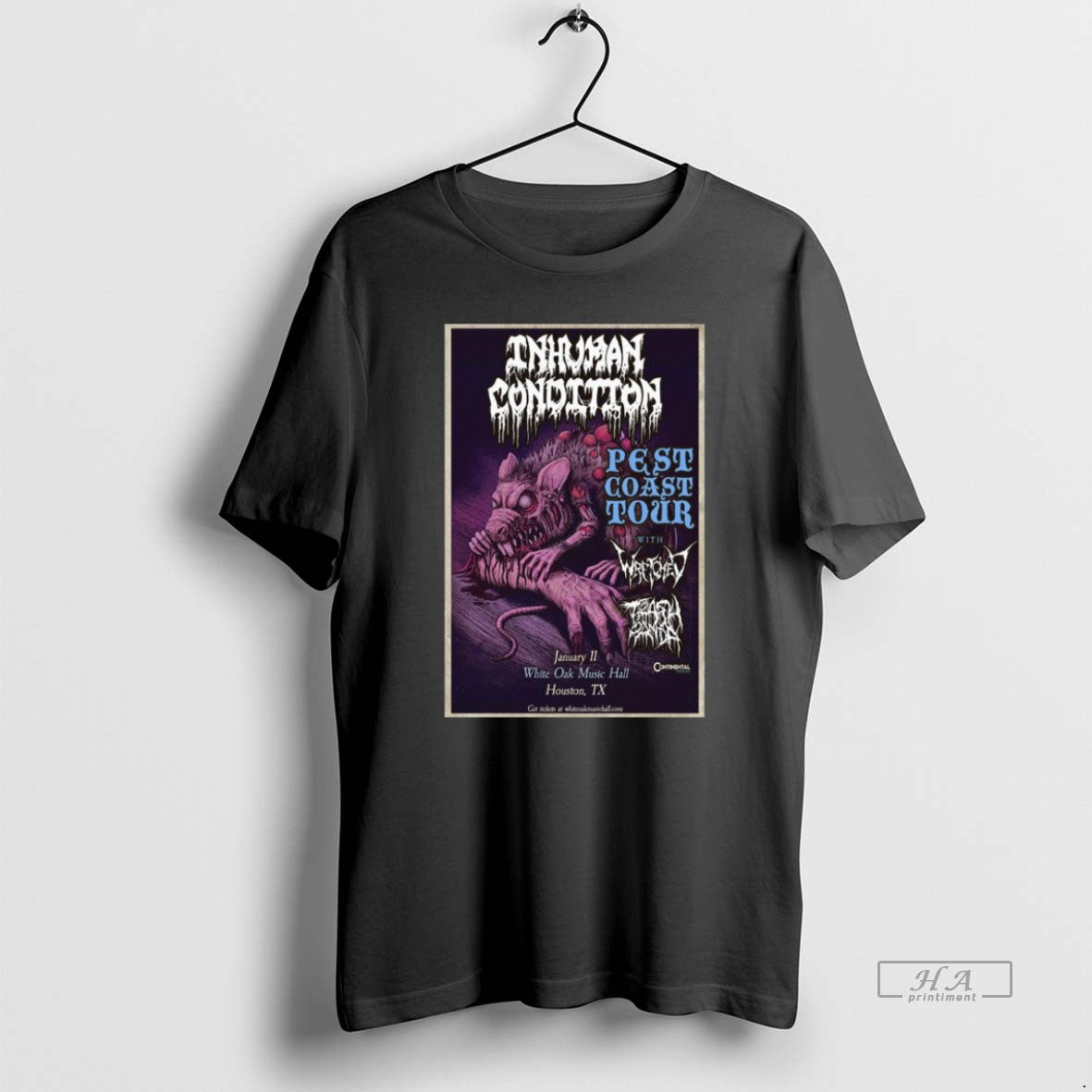 Official Inhuman Condition Houston Tx January 11 2026 Concert