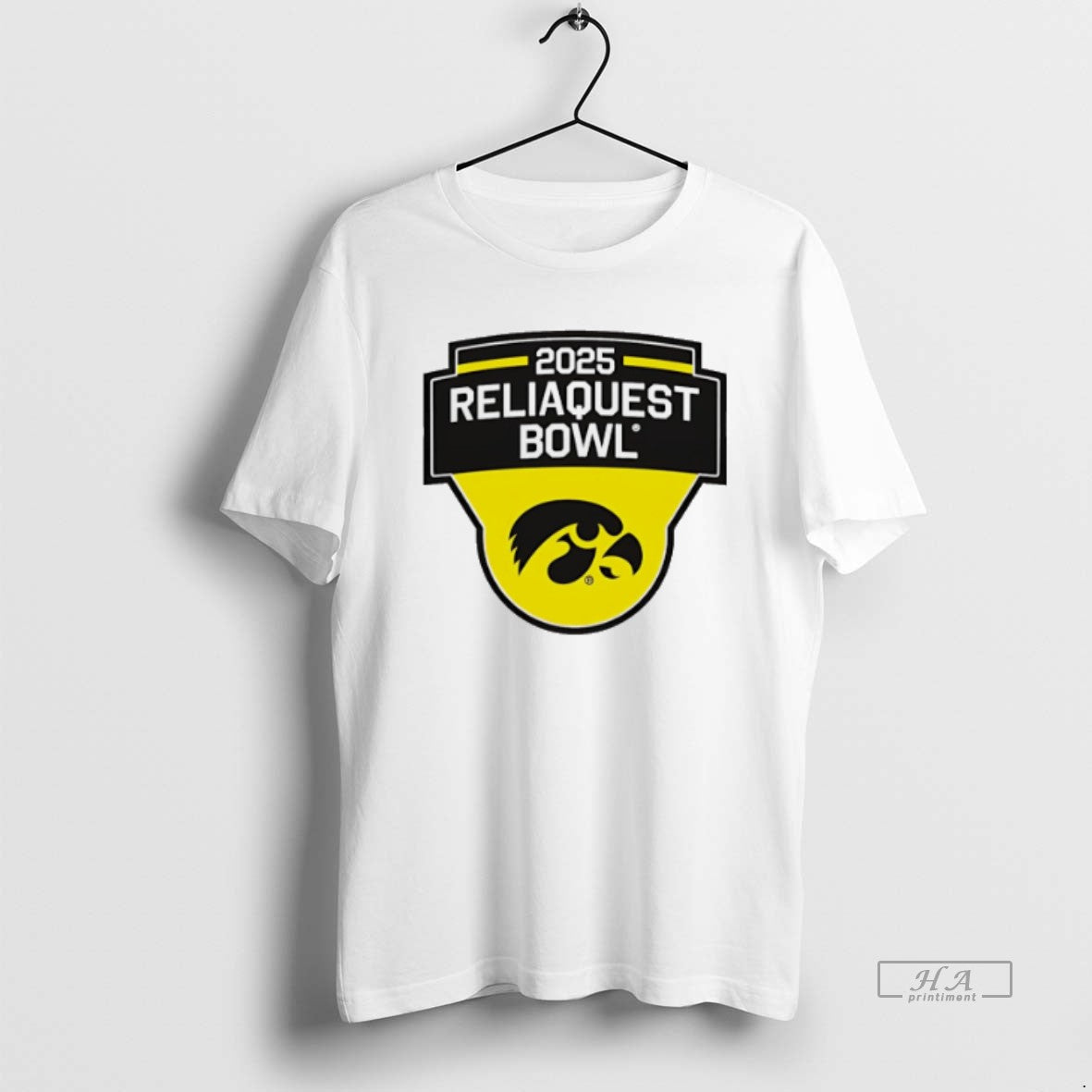 Official Iowa Hawkeyes 2025 Reliaquest Bowl Logo