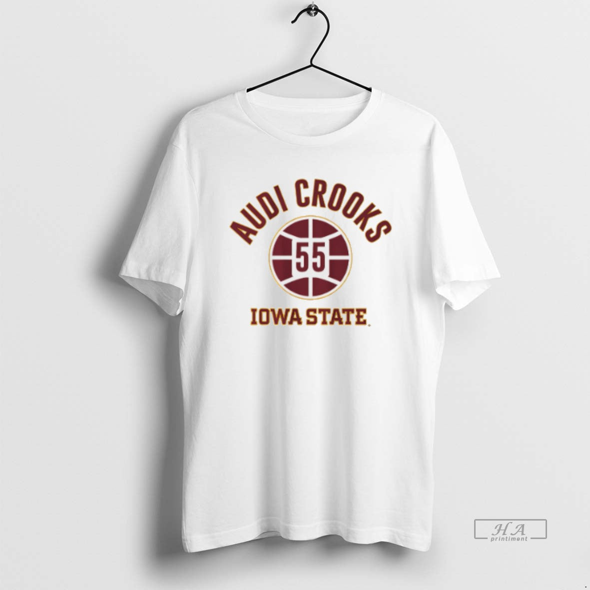 Official Iowa State Cyclones Audi Crooks Name Number Ball