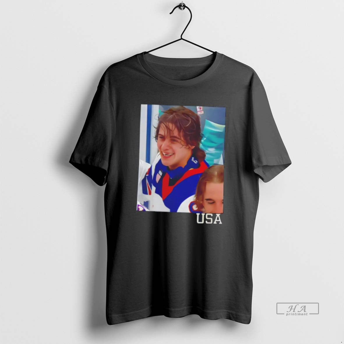 Official Jack Hughes Ot Usa 2026 Winter Olympics Tee