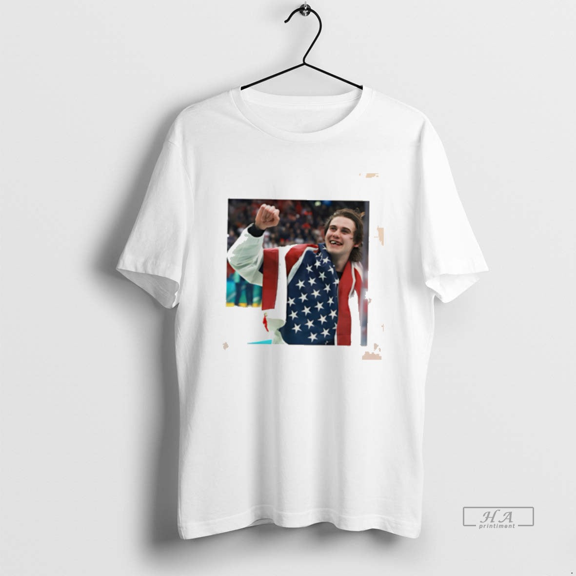 Official Jack Hughes Ot Winner Usa Hockey Glory Tee