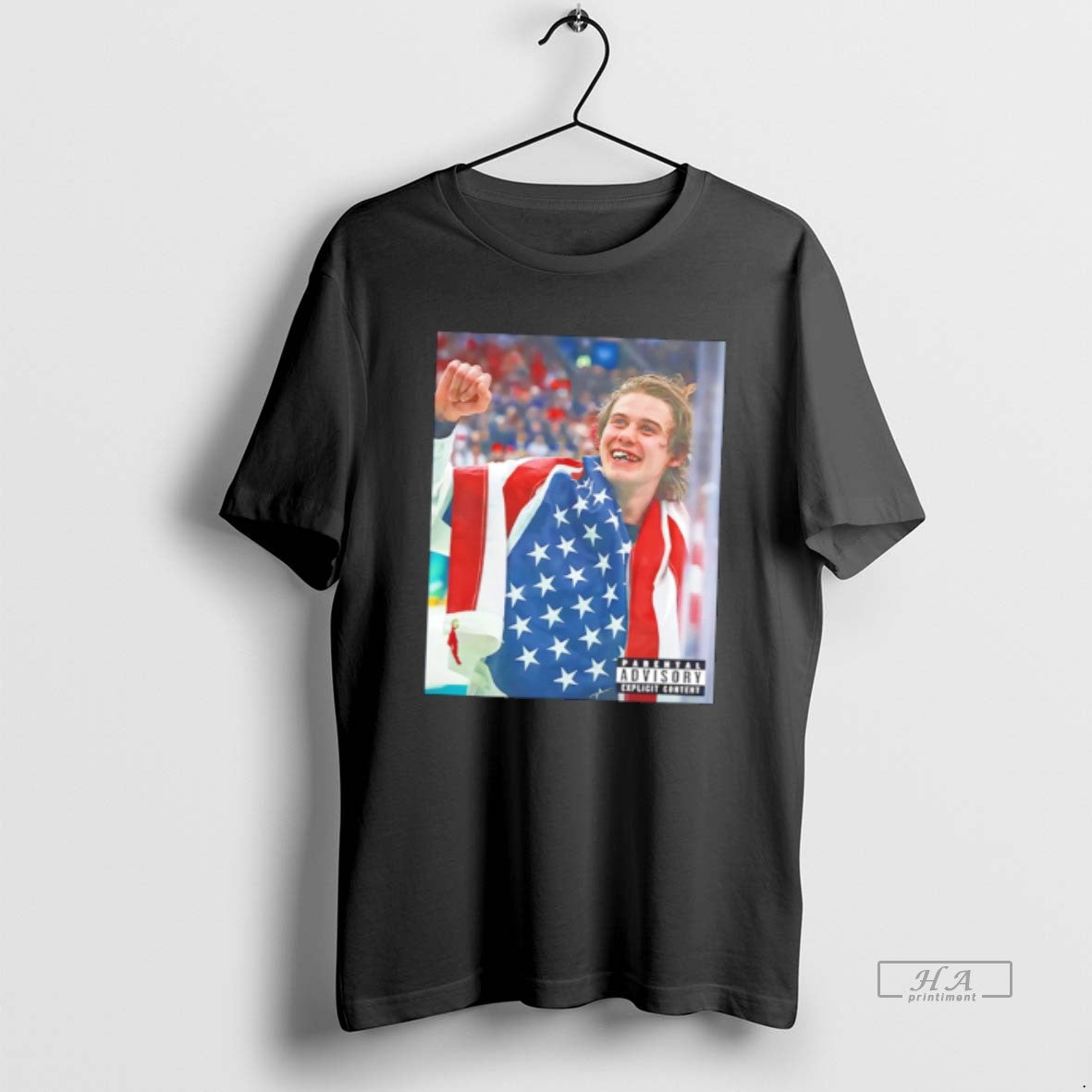 Official Jack Hughes Usa Hockey Gold Medal Tee