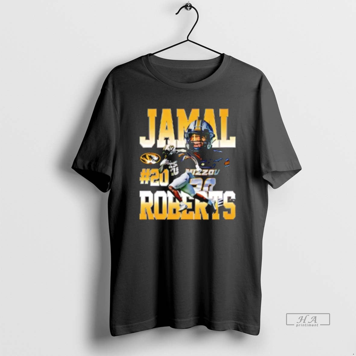 Official Jamal Roberts Mizzou Tigers Player Collage