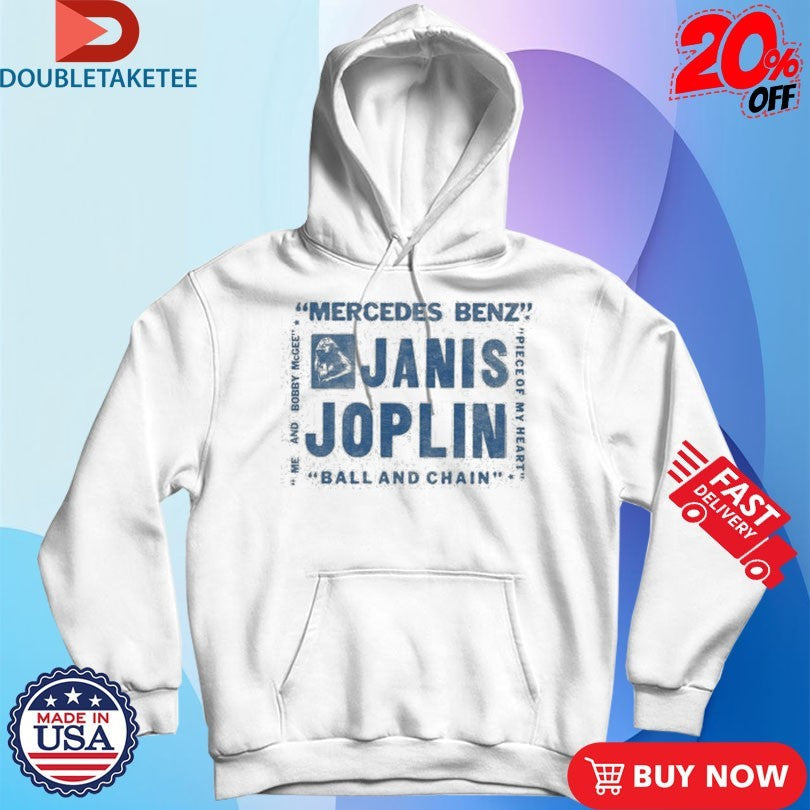Official Janis Joplin Mercedes Benz Ball And Chain Song Titles Shirts Unisex , , , Long Sleeve Tee