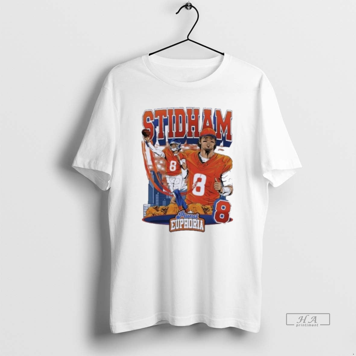Official Jarrett Stidham Denver Broncos Football Player Graphic Art