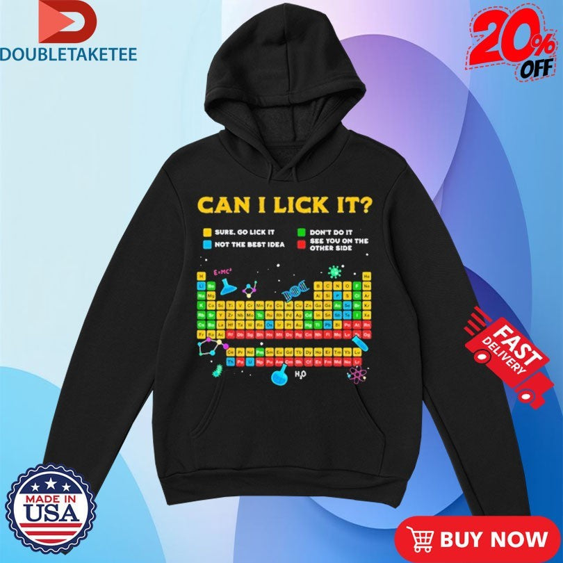 Official Johnna Can I Lick It Periodic Table Shirts Unisex , , , Long Sleeve Tee