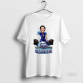 Official Josh Allen Buffalo Bills Hurdle Over Highmark Stadium Farewell Season Caricature