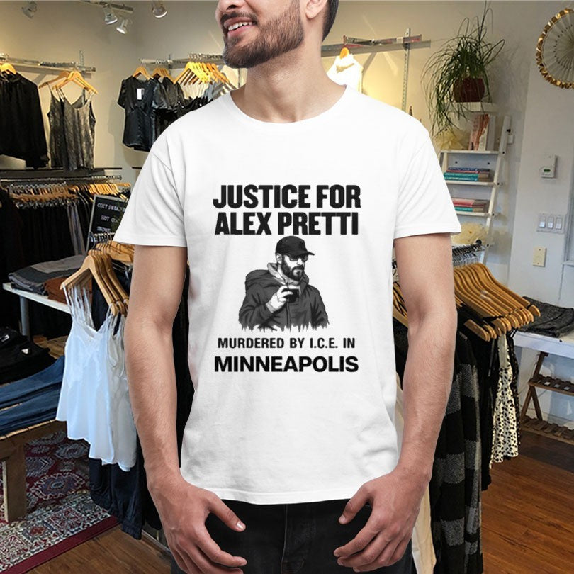 Official Justice For Alex Pretti Murdered By ICE In Minneapolis Shirts Unisex , , , Long Sleeve Tee