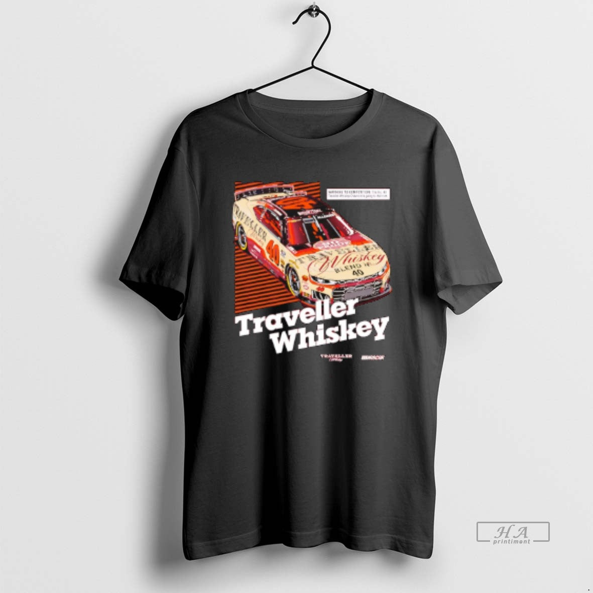 Official Justin Allgaier Traveller Whiskey 40 Graphic