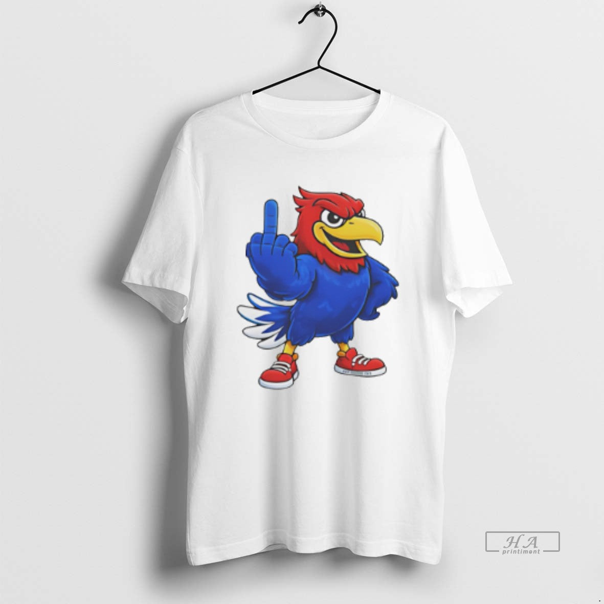 Official Kansas Jayhawks Middle Finger Mascot