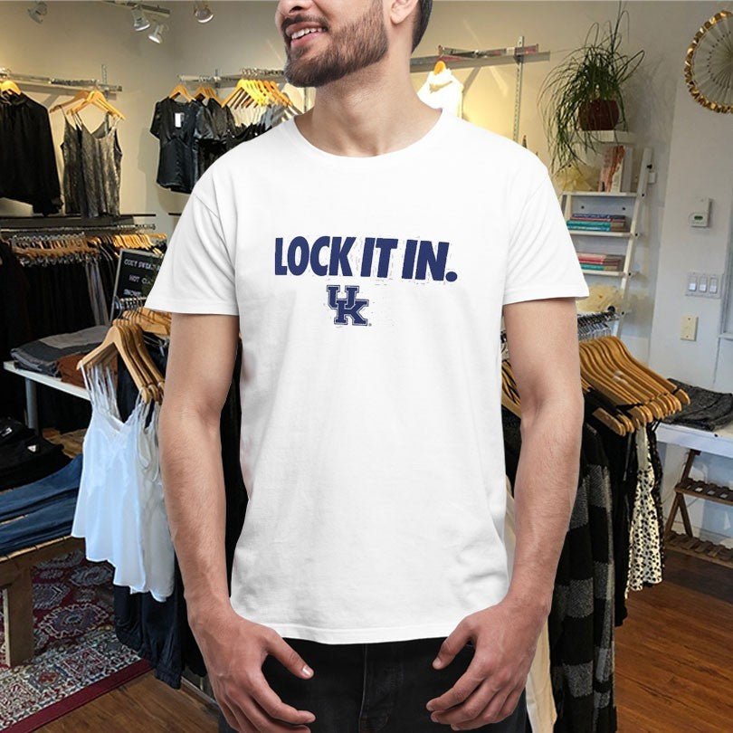 Official Kentucky Wildcats Lock It In Shirts Unisex , , , Long Sleeve Tee
