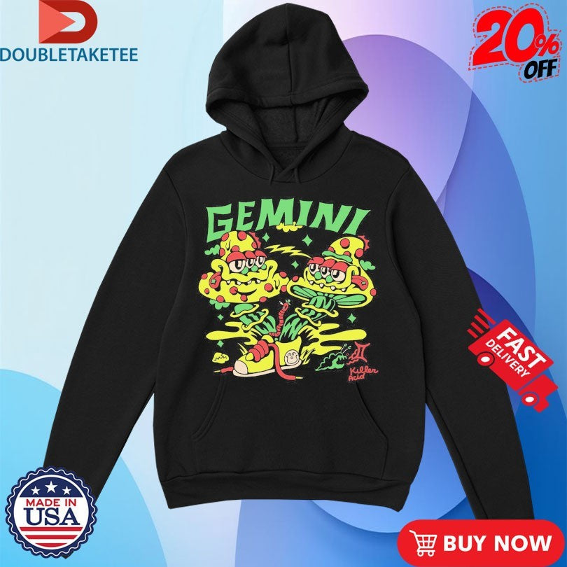 Official Killer Acid Gemini Shirts Unisex , , , Long Sleeve Tee