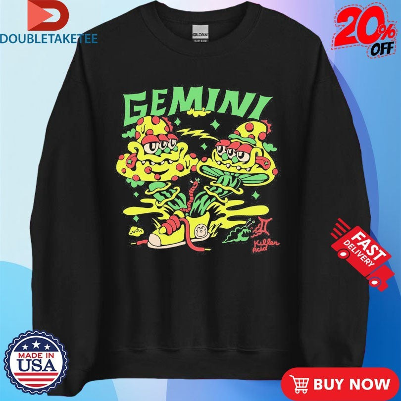 Official Killer Acid Gemini Shirts Unisex , , , Long Sleeve Tee