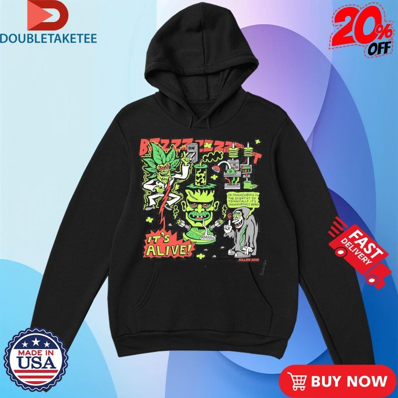 Official Killer Acid It’s Alive Frankenbong Shirts Unisex , , , Long Sleeve Tee