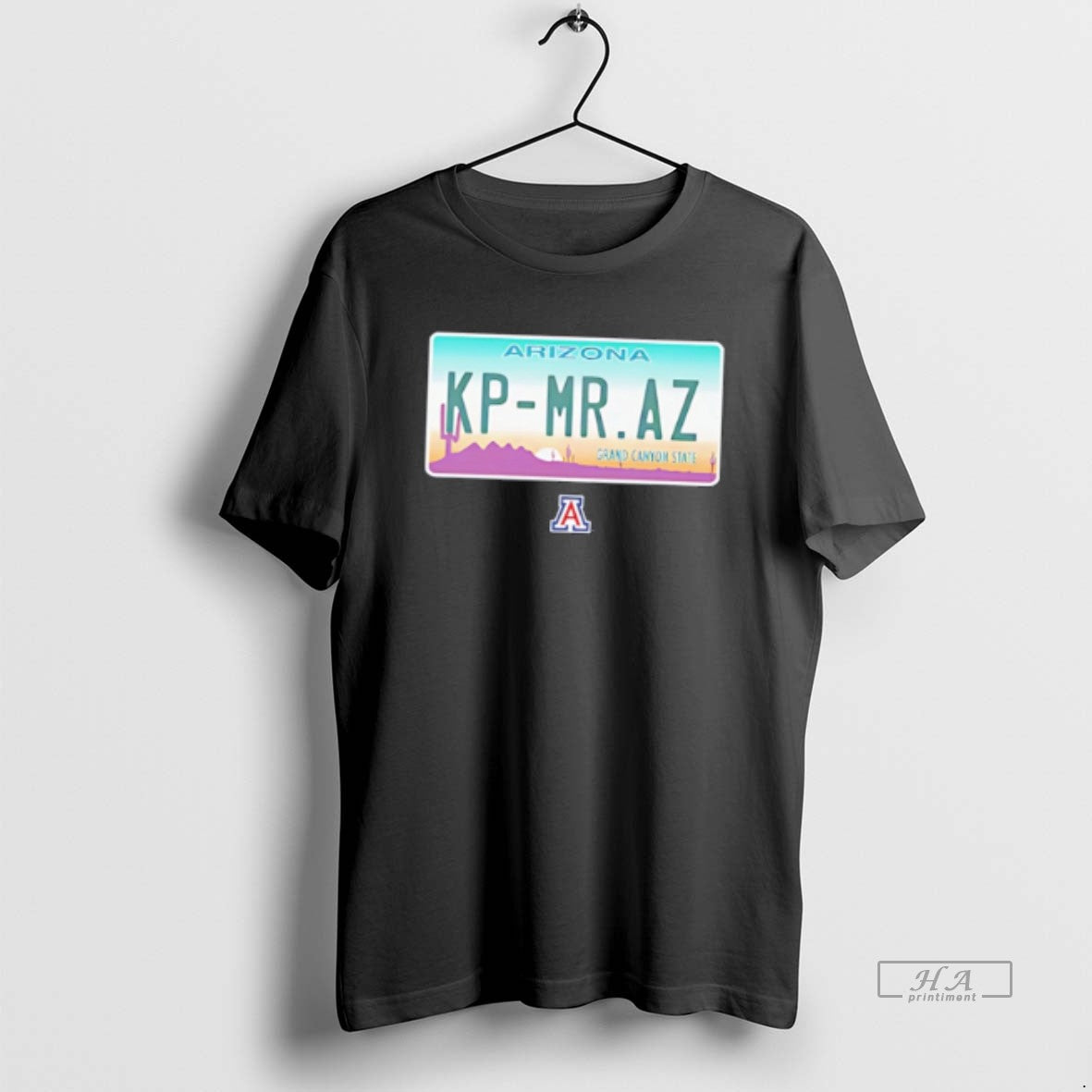 Official Koa Peat Arizona Wildcats License Plate Tee