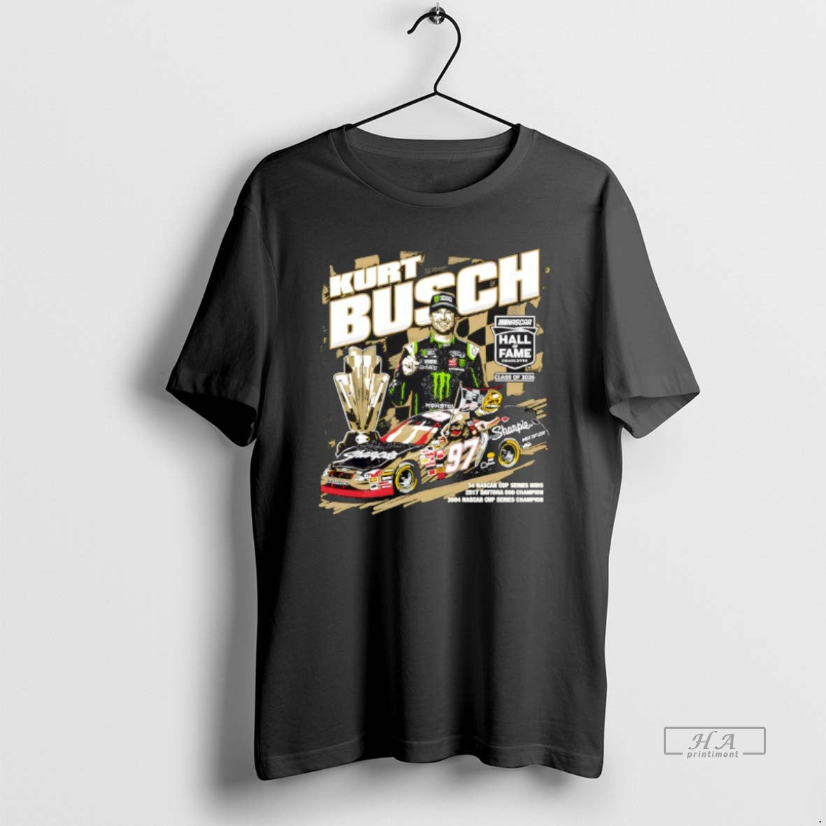 Official Kurt Busch Checkered Flag Sports Nascar 2026 Hall Of Fame