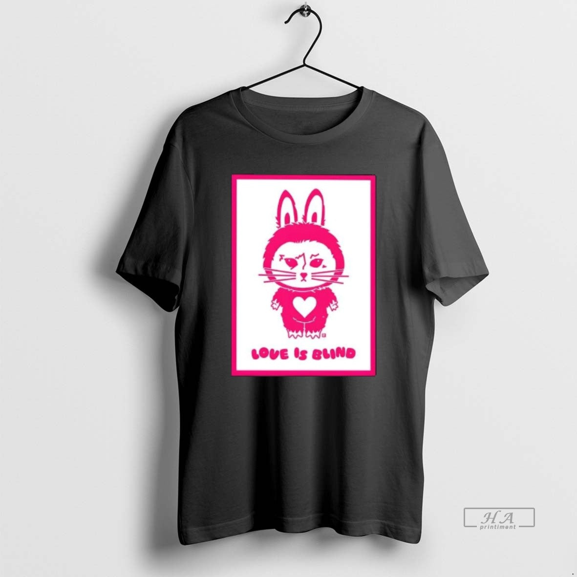 Official Labubu Love Is Blind Greeting Card