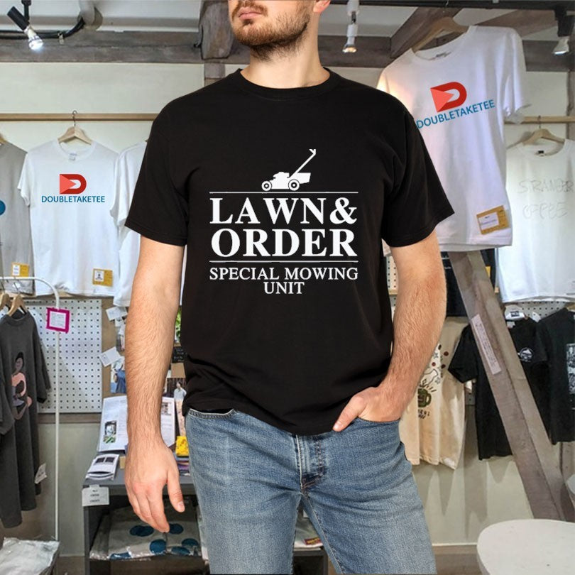 Official Lawn And Order Special Mowing Unit Shirts Unisex , , , Long Sleeve Tee