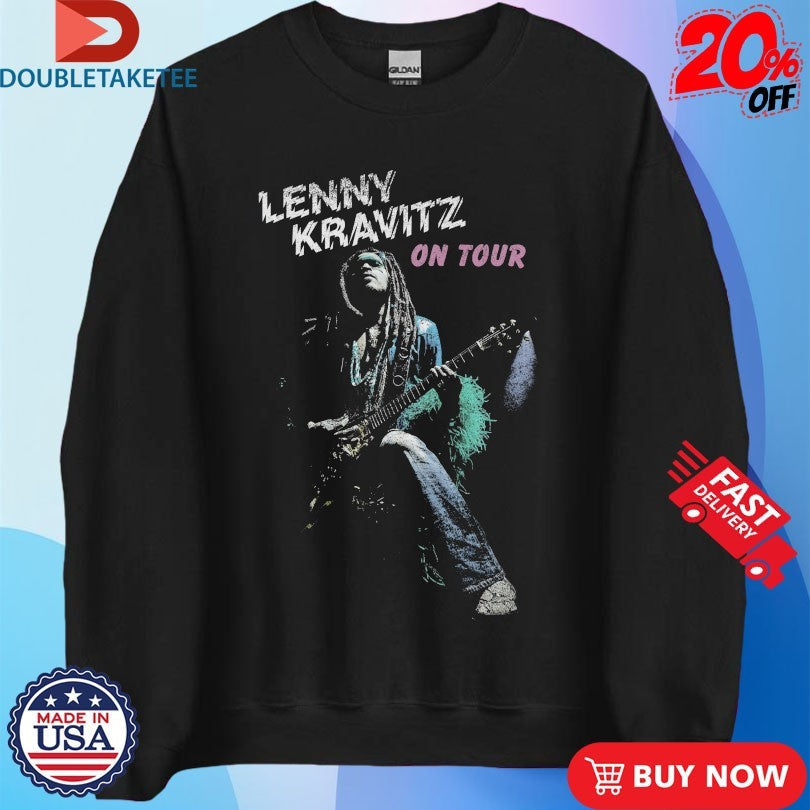 Official Lenny Kravitz On Tour Photo Shirts Unisex , , , Long Sleeve Tee