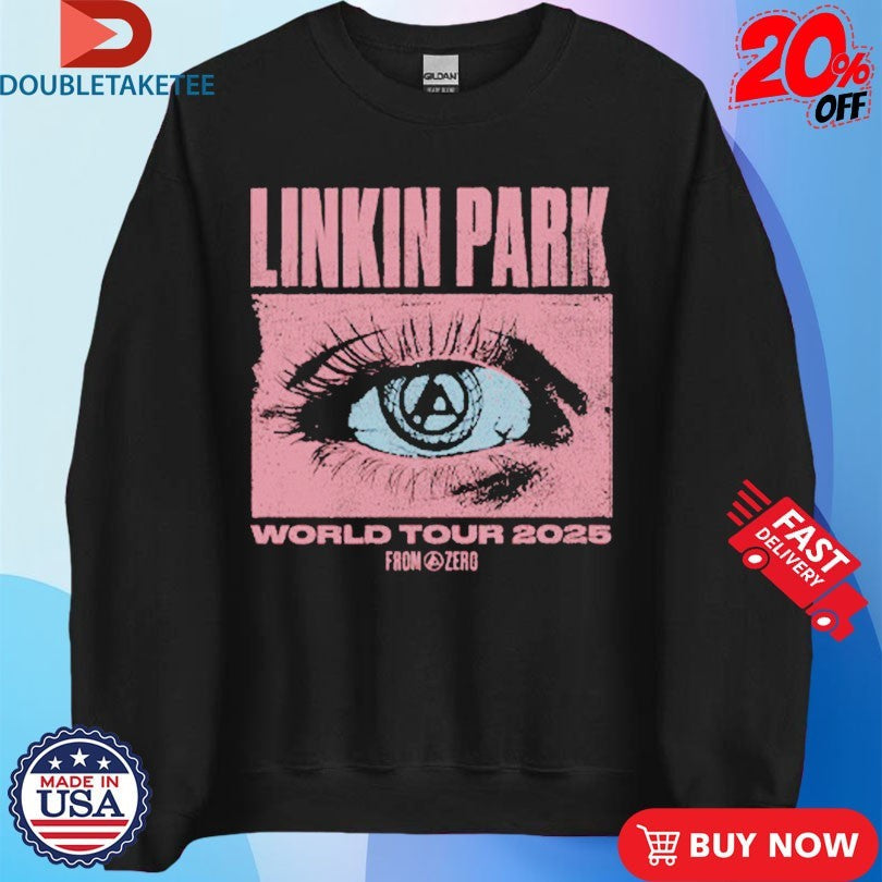 Official Linkin Park From Zero World Tour 2025 Eye Shirts Unisex , , , Long Sleeve Tee