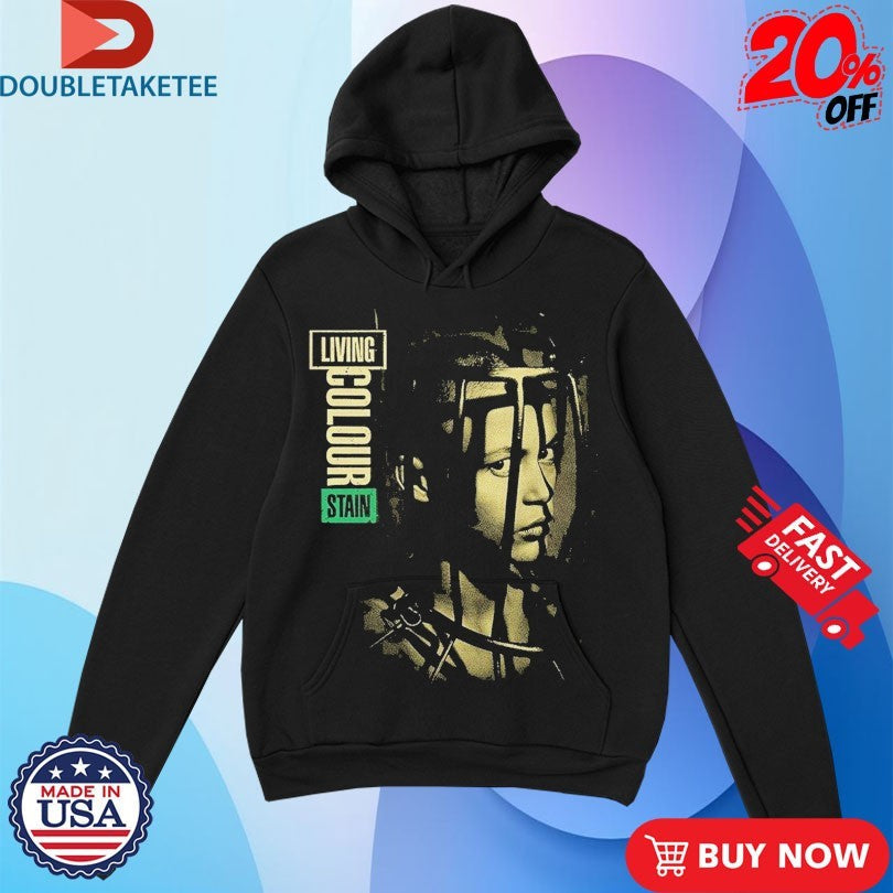Official Living Colour Stain Shirts Unisex , , , Long Sleeve Tee
