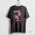 Official Love America Or Leave Usa Flag