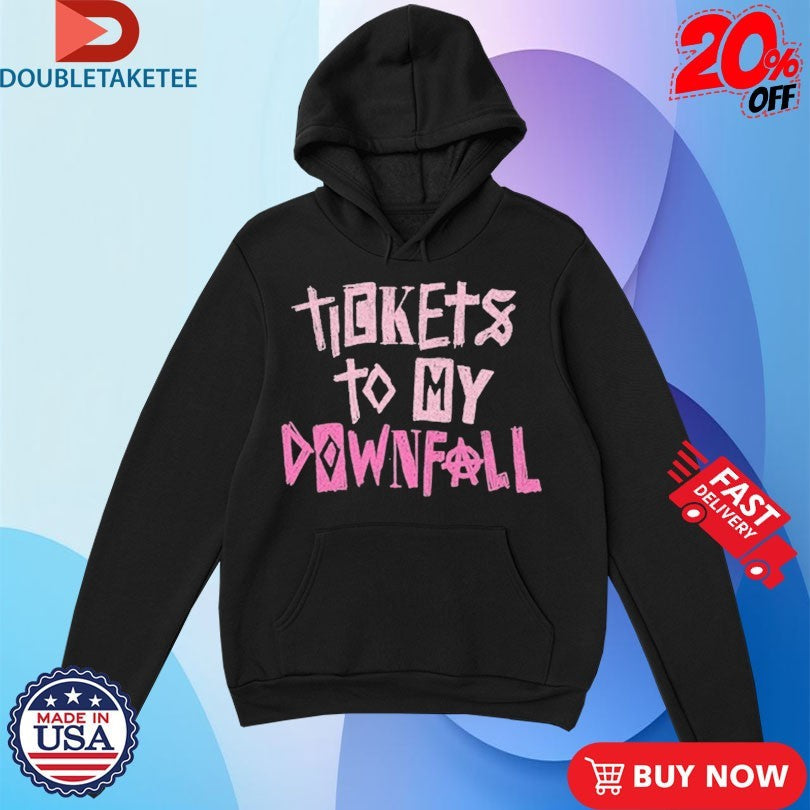 Official Machine Gun Kelly Tickets To My Downfall Shirts Unisex , , , Long Sleeve Tee