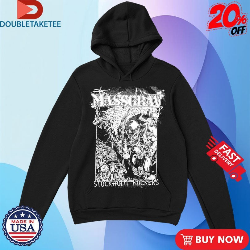 Official Massgrav Stockholm Rockers Shirts Unisex , , , Long Sleeve Tee