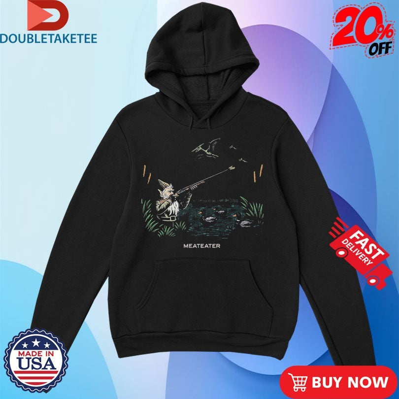 Official Meateater Terraducktyl Hunter Gnome Shirts Unisex , , , Long Sleeve Tee