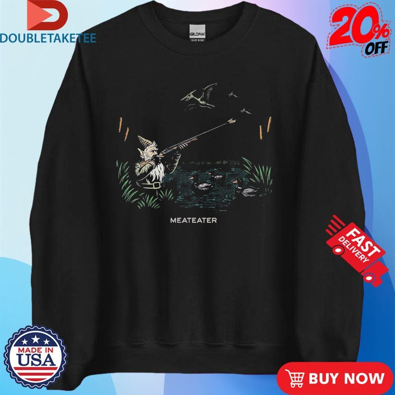 Official Meateater Terraducktyl Hunter Gnome Shirts Unisex , , , Long Sleeve Tee