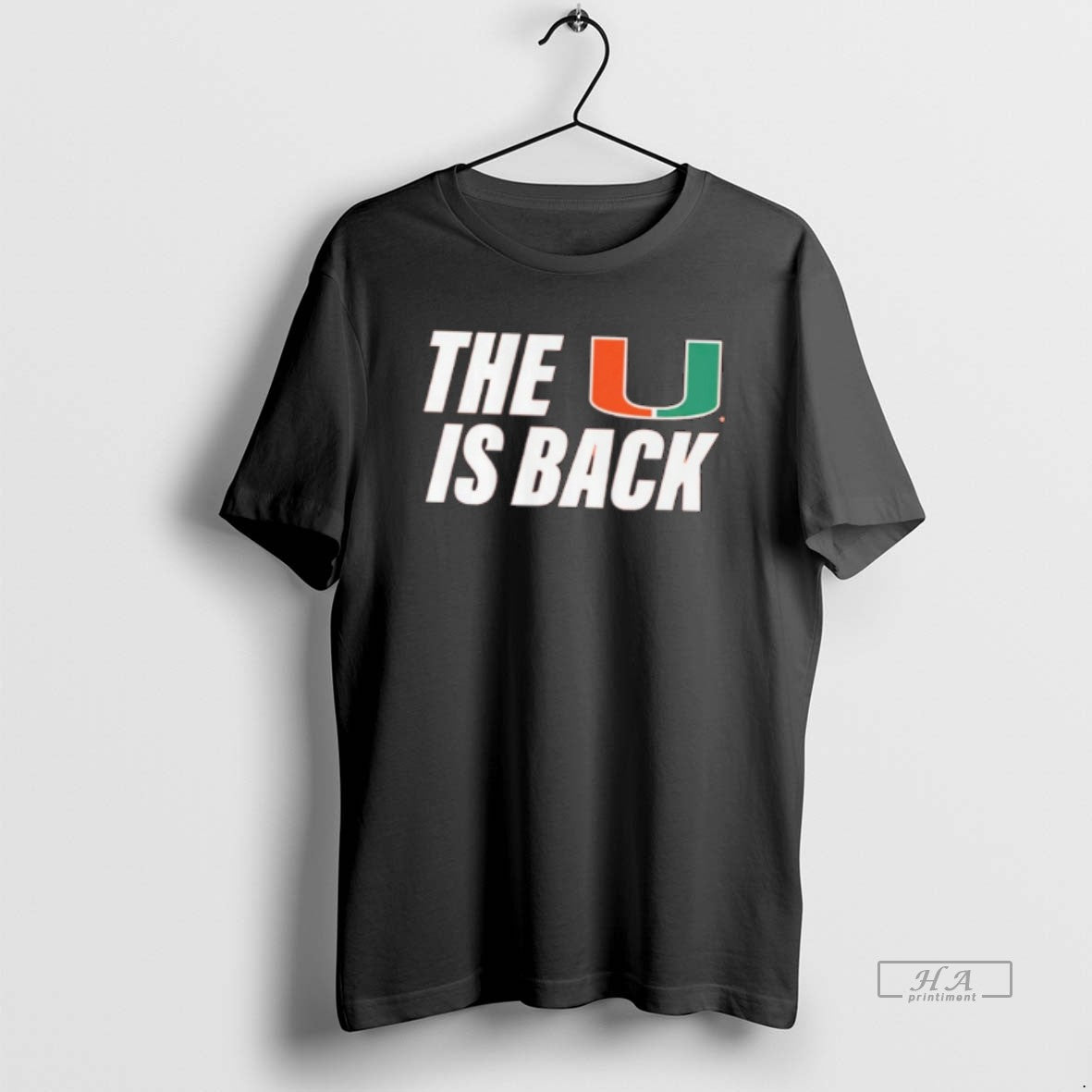 Official Miami Hurricanes The U Is Back 2026 Tee