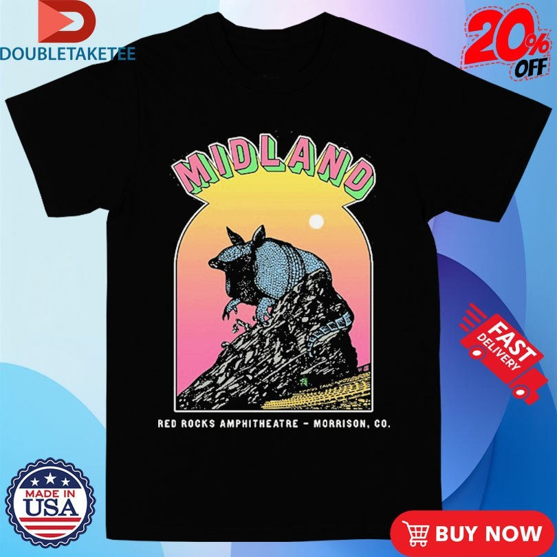 Official Midland Red Rocks Morrison Co Armadillo Shirts Unisex , , , Long Sleeve Tee