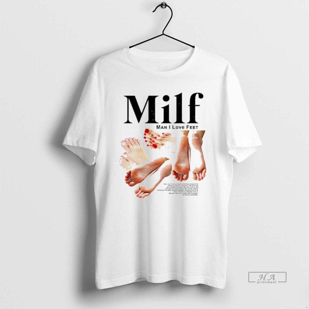 Official Milf Man I Love Feet Graphic