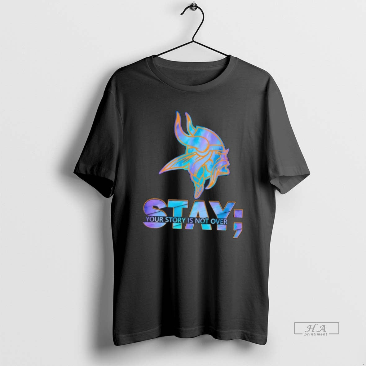 Official Minnesota Vikings Stay Your Story Is Not Over Tee