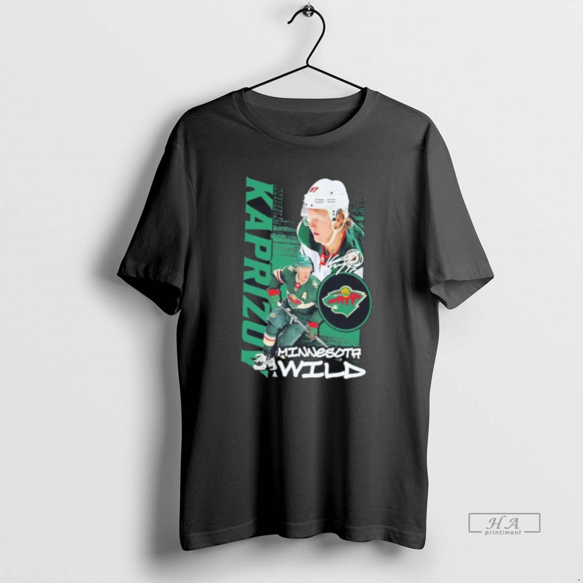 Official Minnesota Wild Kirill Kaprizov Playmaker Graphic Tee