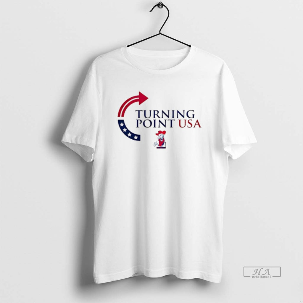 Official Mississippi University X Turning Point Usa Logo 2025