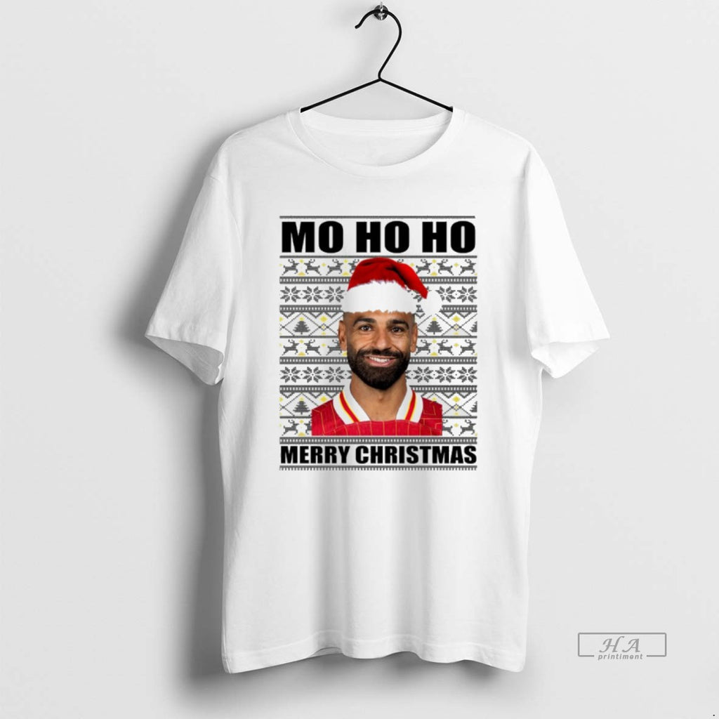 Official Mohamed Salah Mo Ho Ho Sala Mery Christmas Ugly