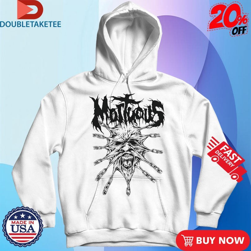 Official Mortuous Chained Face Shirts Unisex , , , Long Sleeve Tee