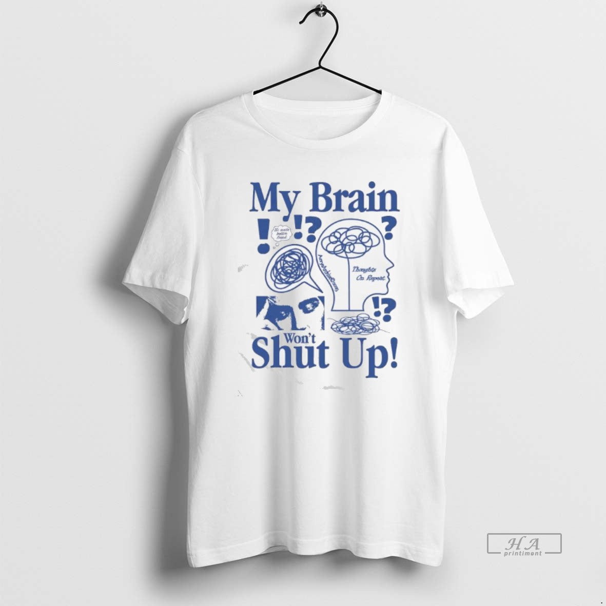 Official My Brain Wont Shut Up Graphic