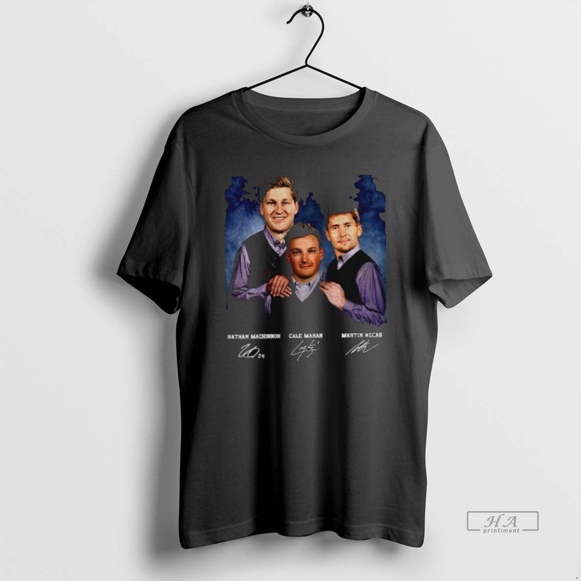 Official Nathan Mackinnon Cale Makar Martin Necas Colorado Avalanche Hockey Step Brothers Vintage