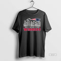 Official New England Patriots 2026 Afc Wild Card Playoffs Winners Skyline Names